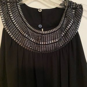 Black High Neck Dress